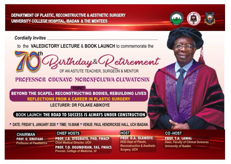 CELEBRATING  PROFESSOR ODUNAYO M. OLUWATOSIN  ON HIS 70TH BIRTHDAY AND RETIREMENT