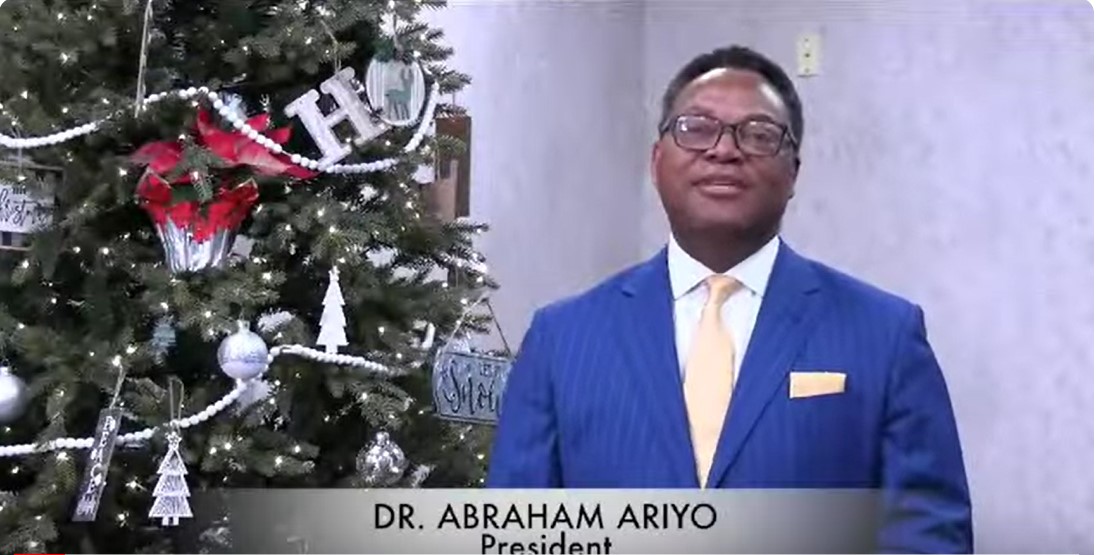 End of Year Speech and Season Greetings by Dr. Abraham Ariyo, President of Ibadan College of Medicine Alumni Association North America (ICOMAA-NA)!