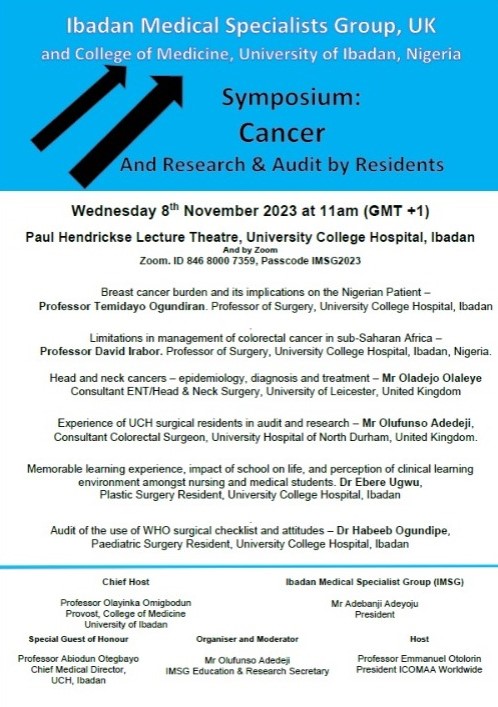 CANCER RESEARCH AND AUDIT BY RESIDENTS