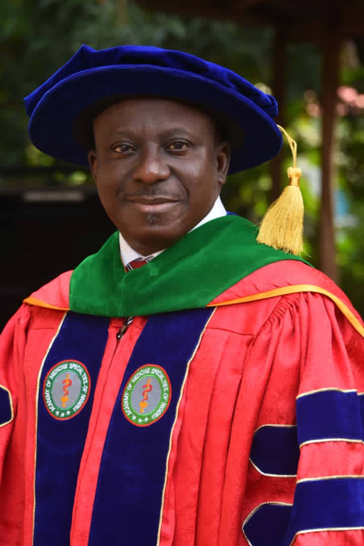 COLLEGE OF MEDICINE, UNIVERSITY OF IBADAN, CONGRATULATES PROF. EBENEZER FAROMBI ON HIS ELECTION AS FELLOW OF THE WORLD ACADEMY OF SCIENCES (FTWAS)