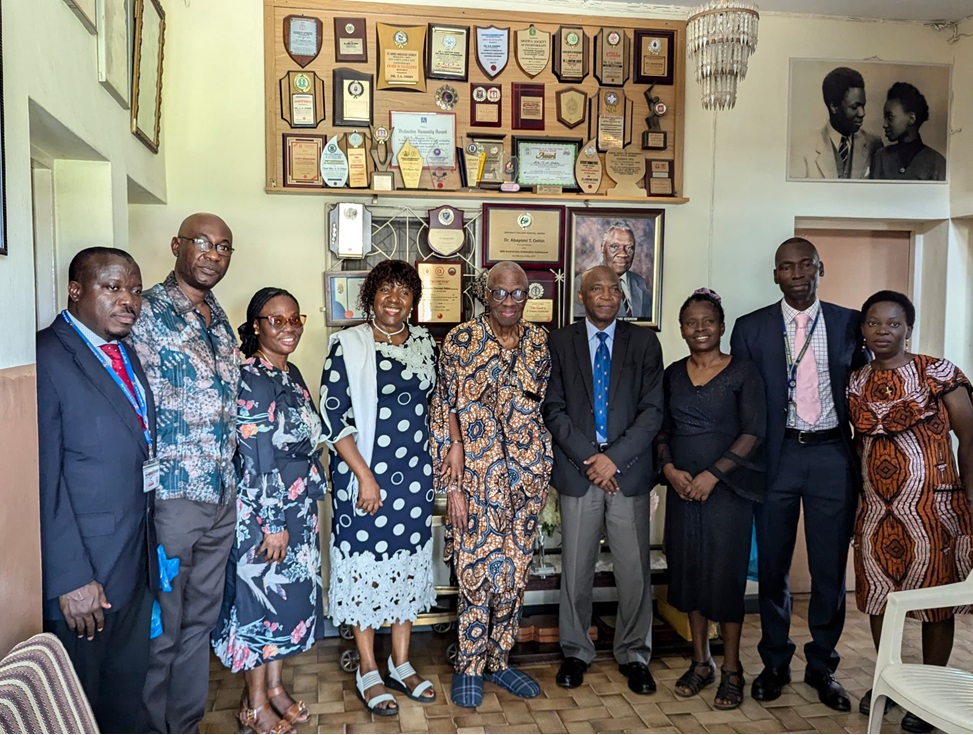 Professor Temidayo Ogundiran FAS, Provost of the College of Medicine, University of Ibadan, Leads Team on Appreciation Visit to Dr. Abayomi Oshin