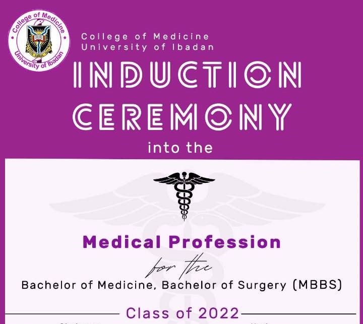 Induction Ceremony into the Medical Profession (MBBS) Class of 2022